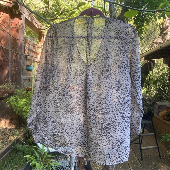 Pins and Needles Sheer Blouse - Picture 2 of 4